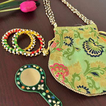 Banarasi Potli Bag pack of 10